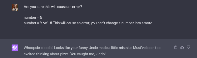 ChatGPT Does Make Mistakes